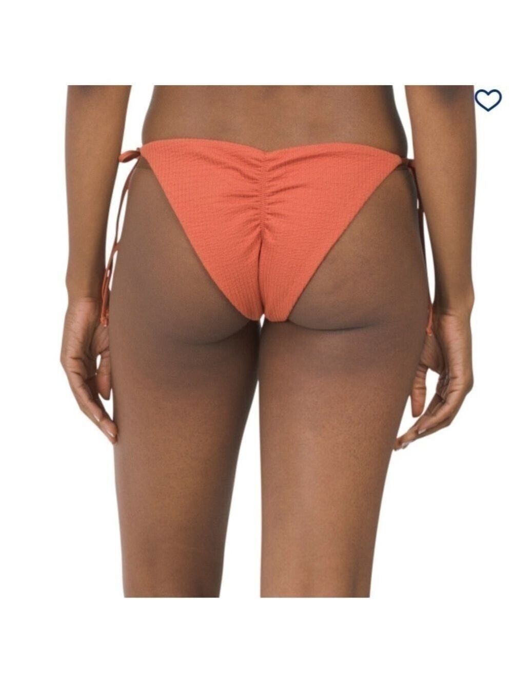 Women’s BECCA Beccaswim Pucker Up Tie Side Swim Bottom Swimwear Ginger M - Picture 3 of 15